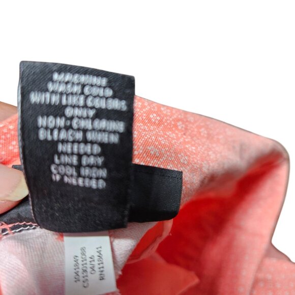 Lane Bryant Womens Coral Cropped Pants Size 20 Cotton/Spandex Blend - Picture 6 of 7